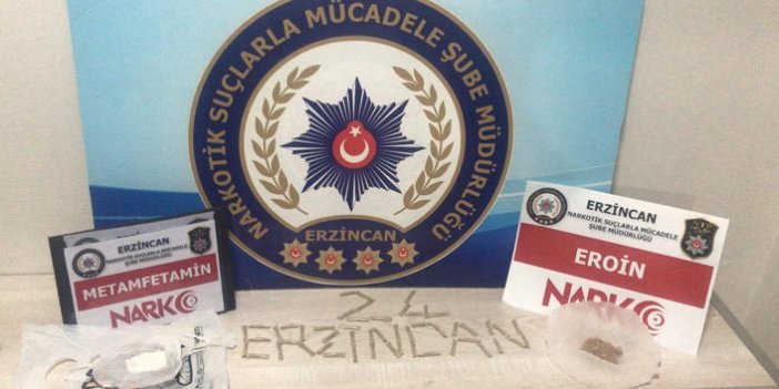Erzincan'da uyuşturucu operasyonu
