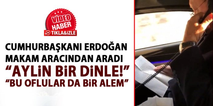 Cumhurbaşkanı Erdoğan mektubu aldı! Makam aracından aradı "Bu oflular da bir alem"