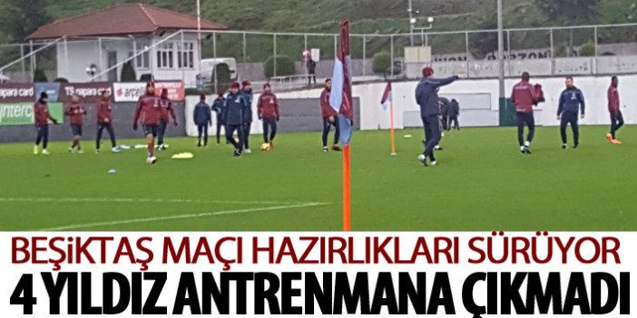 Trabzonspor'da 4 eksikli idman