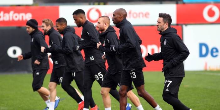 Rakip Beşiktaş, Trabzonspor hazırlıklarını sürdürüyor. 14 Aralık 2018