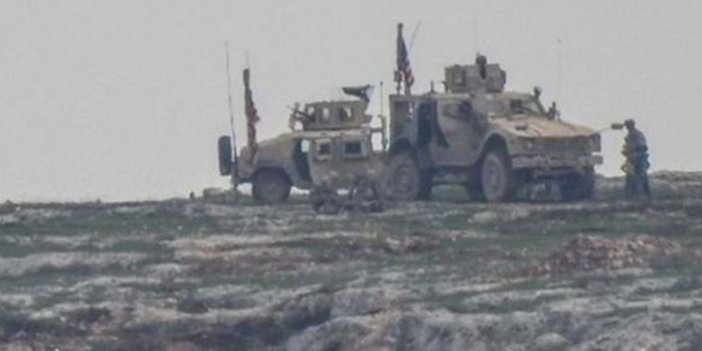 ABD askerleri nöbet tuttu, YPG'liler hendek kazdı!