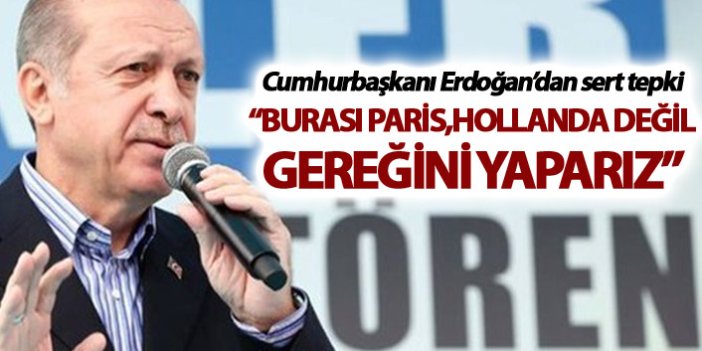 Cumhurbaşkanı Erdoğan'dan 'sokağa davet' tepkisi