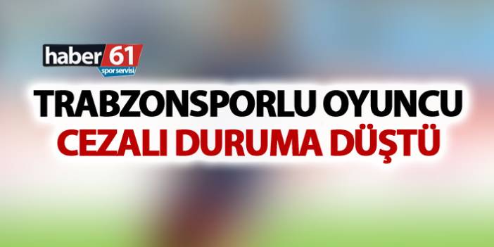 Trabzonspor'da  Pereira cezalı duruma düştü. 16 Aralık 2018