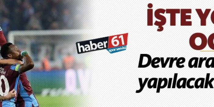 Trabzonspor devre arasında transfer yapacak mı?