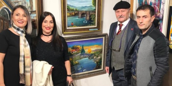 Trabzon’da plastik sanatlar sergisi açıldı