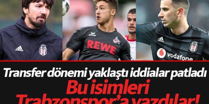Trabzonspor için günün transfer iddiaları - 22.12.2018