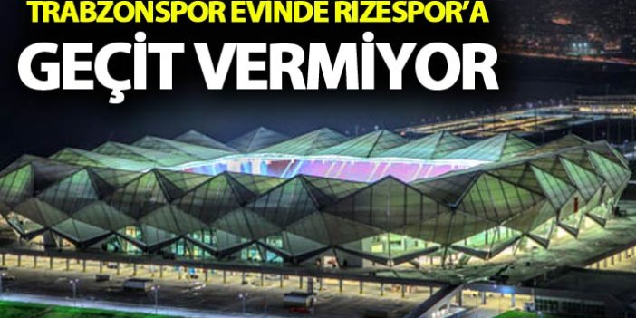 Trabzonspor Rizespor'a geçit vermiyor