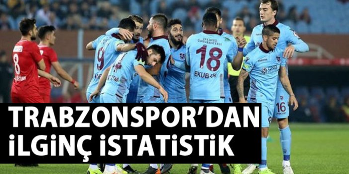 Trabzonspor'dan ilginç istatistik
