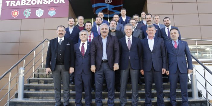 Zorluoğlu ve Revi Trabzonspor'u ziyaret etti
