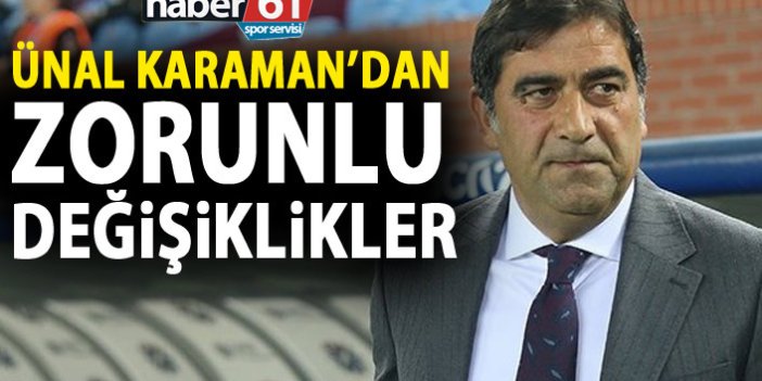 Trabzonspor’un kadrosunda zorunlu değişiklik