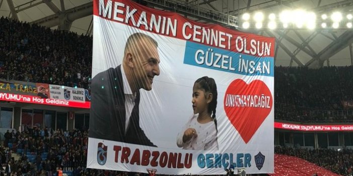 Trabzonspor şehit emniyet müdürünü unutmadı