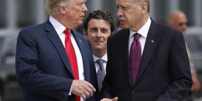 Erdoğan Trump'la görüştü