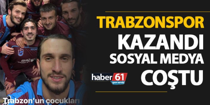 Trabzonspor kazandı, sosyal medya coştu!