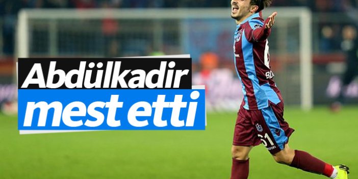 Trabzonspor'da Abdülkadir mest etti