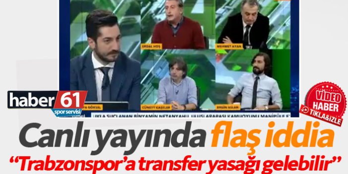 Erdal Hoş: Trabzonspor'a transfer yasağı gelebilir
