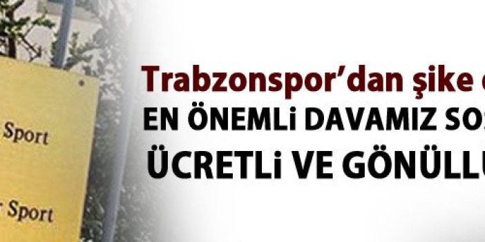 Trabzonspor'dan şike davası açıklaması! İşte harcanan tutar!