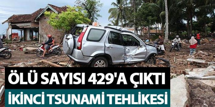Endonezya'daki tsunamide ölü sayısı 429'a çıktı