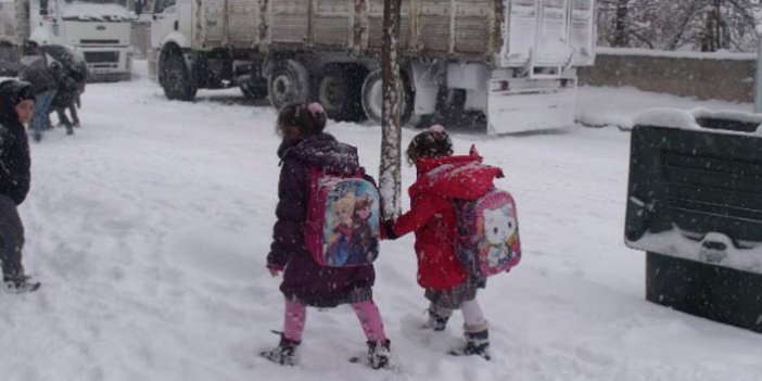Okullara kar tatili