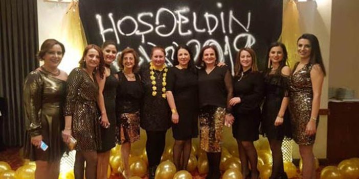 Trabzon'da Kadın Sağlıkçılardan yeni yıl partisi