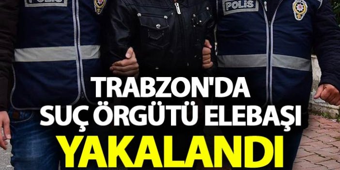 Trabzon'da suç örgütü elebaşı yakalandı