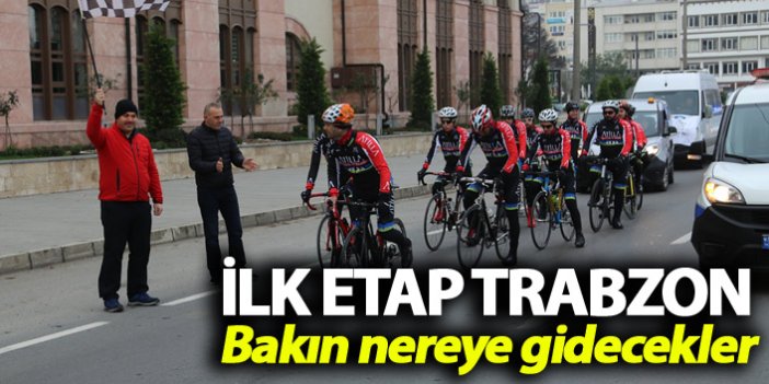Sarıkamış şehitleri için yola çıktılar - İlk etap Trabzon