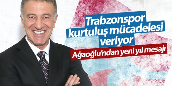 Ağaoğlu: Trabzonspor bir kurtuluş mücadelesi veriyor