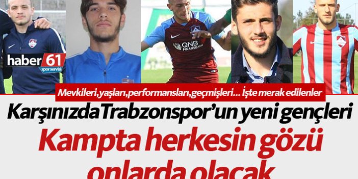 Karşınızda Trabzonspor'un yeni gençleri