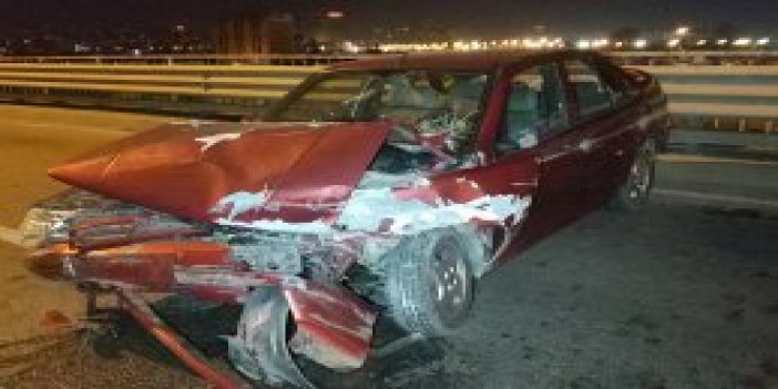 Samsun'da trafik kazası meydana geldi