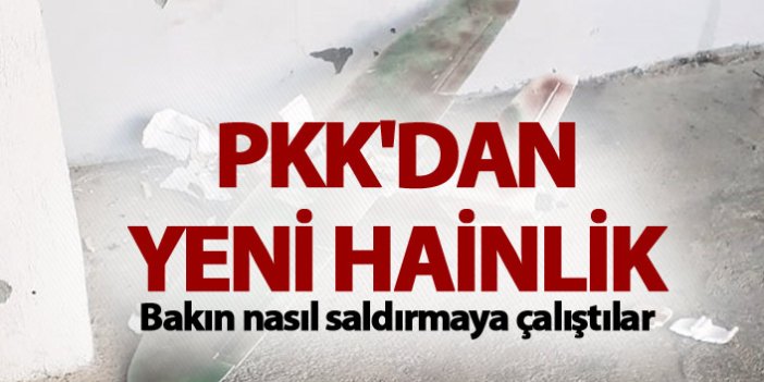 PKK'dan yeni hainlik - Bakın nasıl saldırmaya çalıştılar