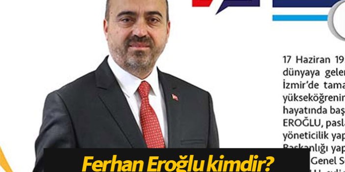 AK Parti Karaburun Belediye Başkan Adayı Ferhan Eroğlu kimdir?