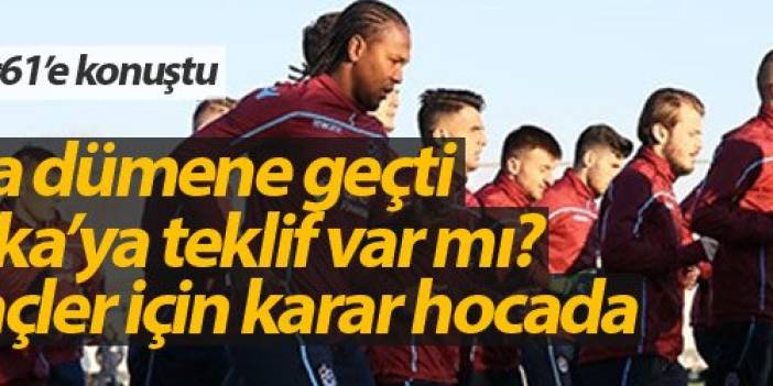 Trabzonspor'da Şahin'den Haber61'e özel açıklamalar
