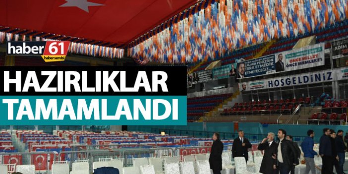 Trabzon'da Cumhurbaşkanı Erdoğan için hazırlıklar tamam