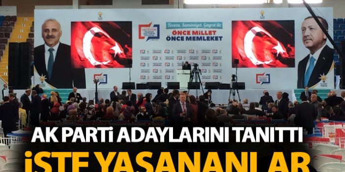 Cumhurbaşkanı Erdoğan Trabzon ilçe belediye başkan adaylarını açıkladı