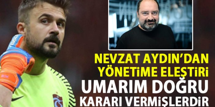 Eski Yöneticiden Trabzonspor yönetimine Onur Eleştirisi