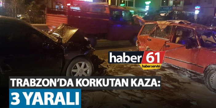 Trabzon'da korkutan kaza: 3 Yaralı
