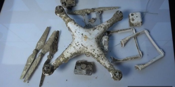Düşen Drone'u 3 yıl sonra balıkçılar buldu