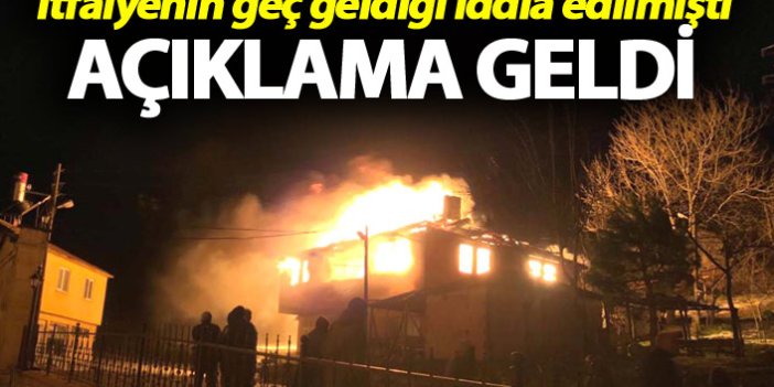 Trabzon'da Tonya'daki yangın haberlerine tepki