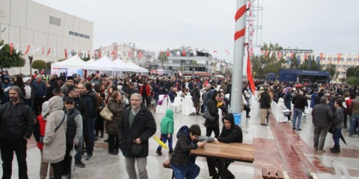 Antalya'da hamsi festivali yapıldı