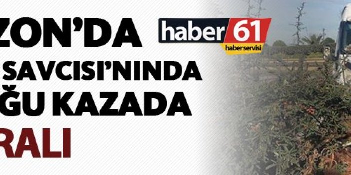 Trabzon'da zincirleme kaza - Cumhuriyet Savcısı ve ailesi...
