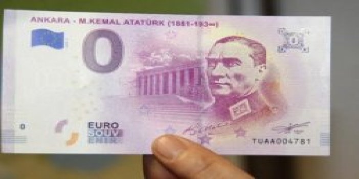 Atatürk resimli Euro basıldı