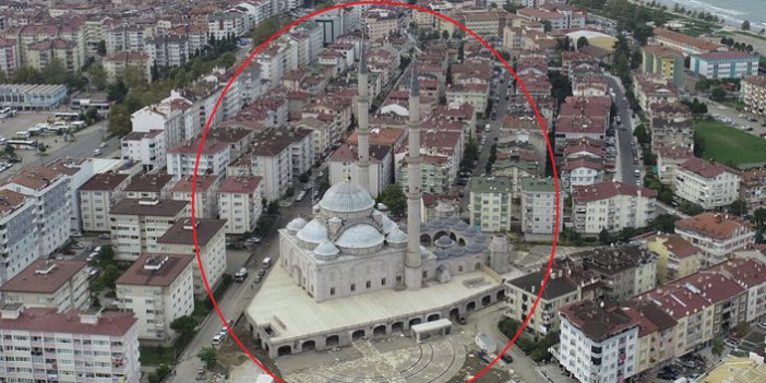 İşte Karadeniz'in en yüksek minareli camisi