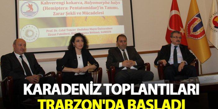 Karadeniz toplantıları Trabzon'da başladı