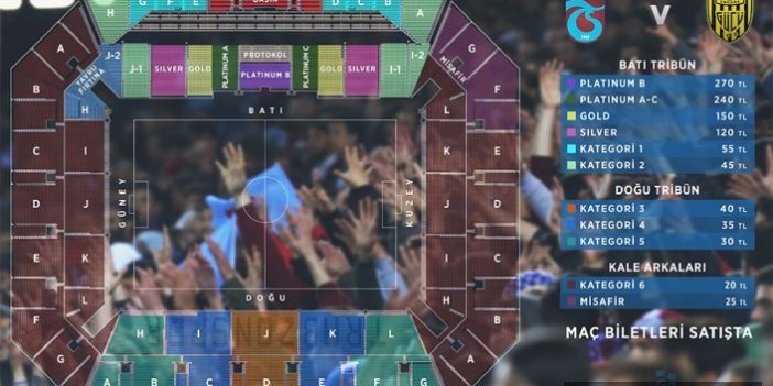 Trabzonspor - Ankaragücü maçı biletleri satışa çıktı