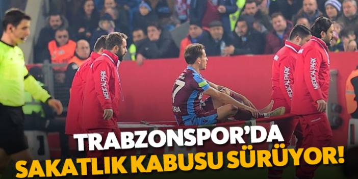 Trabzonspor'da sakatlıklar rotasyona sebep oldu. 3 Şubat 2019