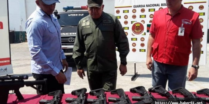 Venezuela'da Amerikan silahları yakalandı!