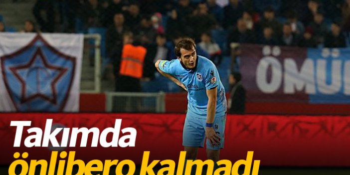 Trabzonspor'da önlibero kalmadı