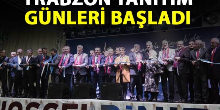 Kocaeli'de, Trabzon tanıtım günleri başladı