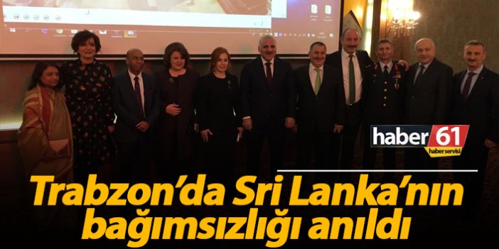 Trabzon'da Sri Lanka'nın bağımsızlığı anıldı