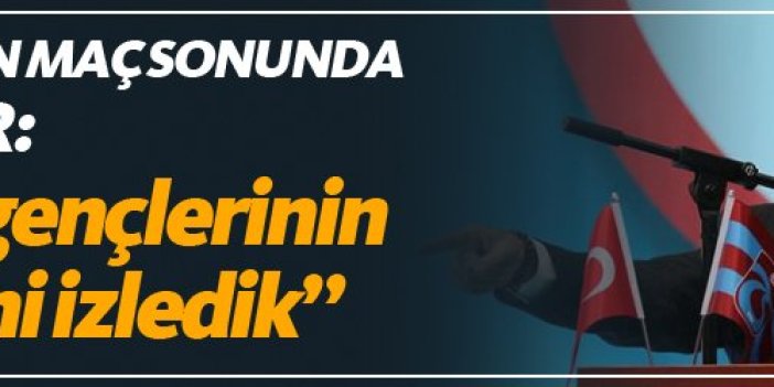 Ağaoğlu: "Bugün Trabzon'un gençlerinin katledilişini izledik!"