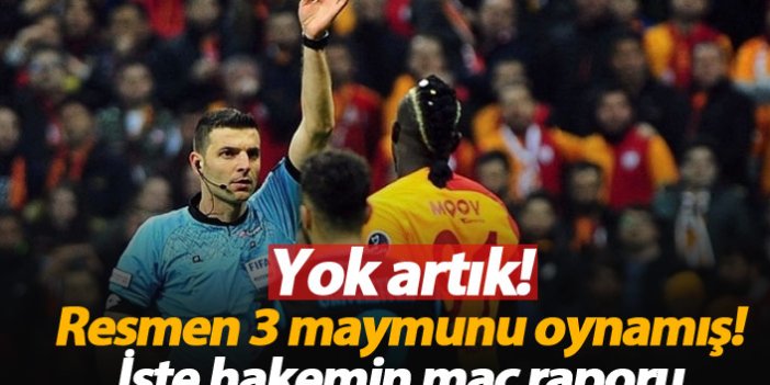 Ümit Öztürk'ün maç raporu ortaya çıktı!